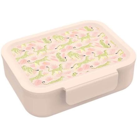 Euromic LUNCH BUDDIES Leopard lunch box w/clip & divider