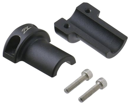 Zeta Tough Lock Adapter 13-22.2mm Stuur Dwarsbalk Zwart