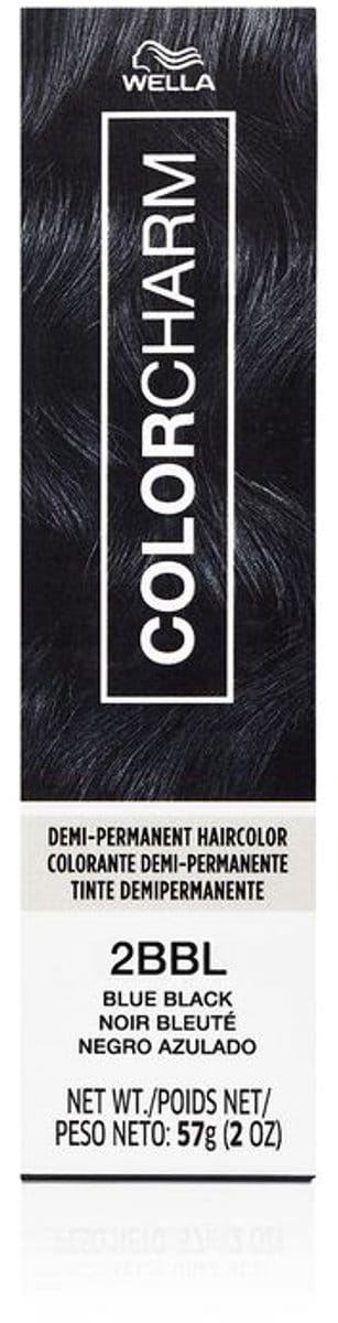 Wella Color Charm Demi-Permanent Hair Color 2BBL + developer – Blue Black – Koel Zwart – 57 ml