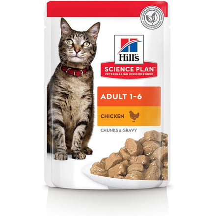 Hill's Science Plan Optimal Care Kip - Kat - Volledig natvoer - 1 x 85 gr