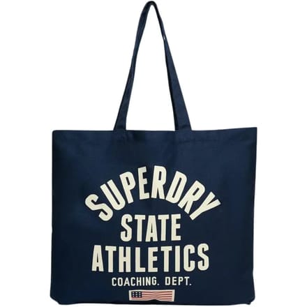 Superdry Tote Blauw Grootte: 1SIZE