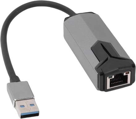 Netwerk Adapter - Ethernet Converter - Sneller Internet - 2.5Gbps Snelheid - Compact Formaat - Zilver