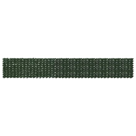 vidaXL - Balkonscherm - met - bladeren - Donkergroen - 500 - x - 75 - cm