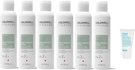 6 x Goldwell - Stylesign Lightweight Fluid - 150 ml + GRATIS Imbue Mask Sachet