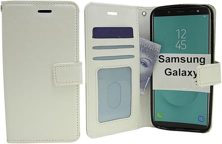 Bookcase Geschikt voor: Samsung Galaxy J6 Plus 2018 - - portemonnee hoesje