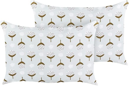 CUNEO - Tuinkussen set van 2 - Lichtgroen - 40 x 60 cm - Polyester