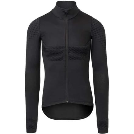 AGU Premium Seamless - Thermo Fietsshirt - Wielrenshirt - Lange mouwen - Windbestendig - Ademend - Zwart - XL/XXL - Heren