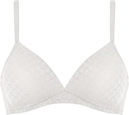 Naturana - Soft bh met pied de poule patroon - 5665 - Ecru - 85D
