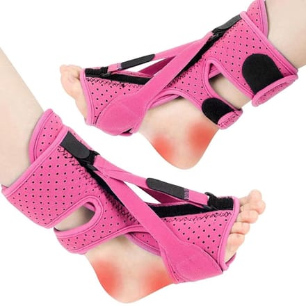 MRKK® Nachtspalk Hielspoor - Zooltjes Brace - Roze