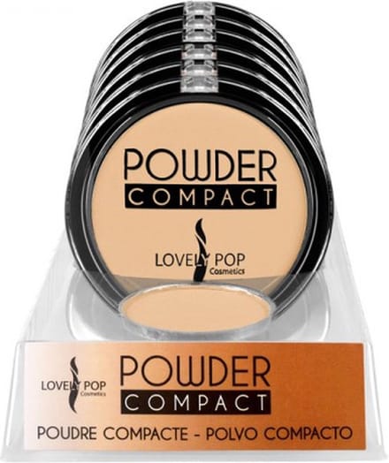 Lovely Pop Cosmetics – Compact Poeder – Medium tint voor een lichte huid – Nummer 03