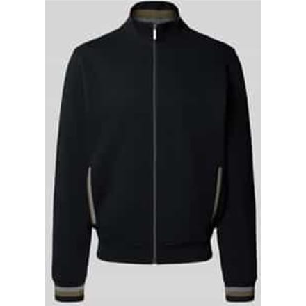 Sweatjack met opstaande kraag