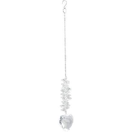 Suncatcher Kristallen Bol Duurzaam Acryl Hartvormig Brede Toepassing Hangende Zonvanger voor Raam Kantoor Thuis white