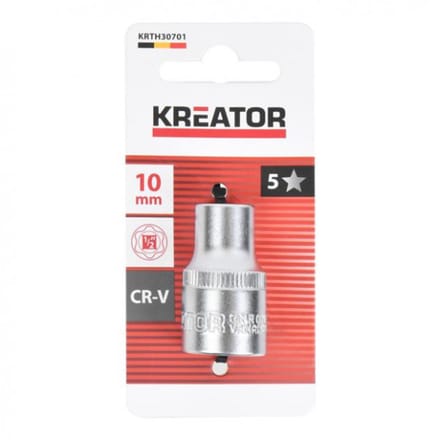 Kreator Dopsleutel KRTH30701 - 10mm - Voor bouten en moeren