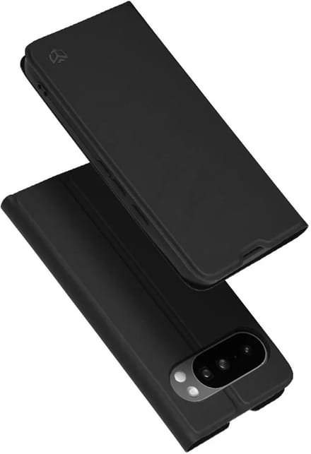 Hoesje geschikt voor Google Pixel 10 Pro XL - Techsuit Magskin Book Wallet Case - Zwart