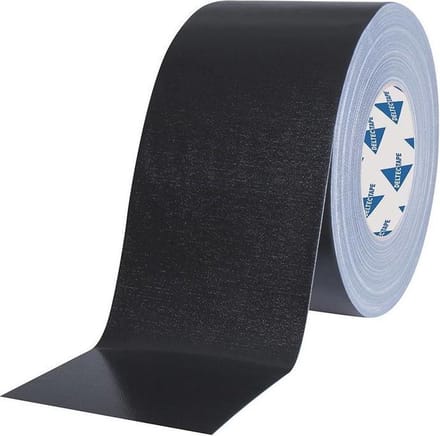 Deltec Gaffa Tape Pro 75mm x 50m Mat Zwart