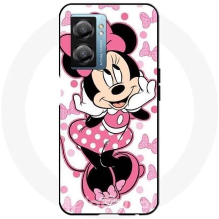 Coque Oppo A77 5G Minnie Mouse rose Disney Cartoon