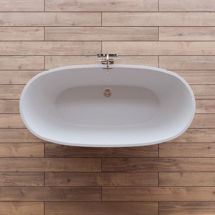 SPALINA - Vrijstaand bad - Samba 170 blanche, 170 x79 x58 cm, Wit