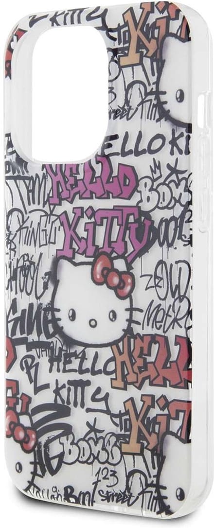 Hello Kitty iPhone 15 Pro Max TPU Back Cover hoesje - Kitty Face - Wit