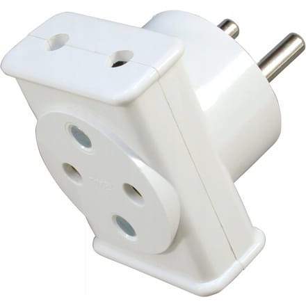 Elcan - Elektrische Splitser - Driedubbel - 3x2P - Zonder Aarding