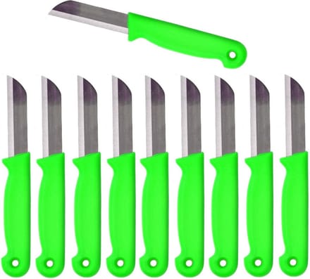 Solingen Schilmesje Duits - Groen - RVS - 18.5 cm. - 500 stuks