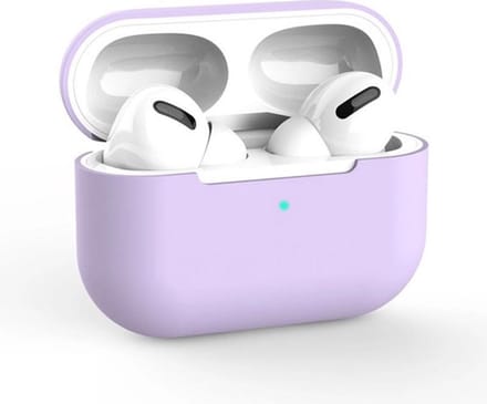 AirPods Pro Hoesje – Lavendel - Siliconen Beschermende Case