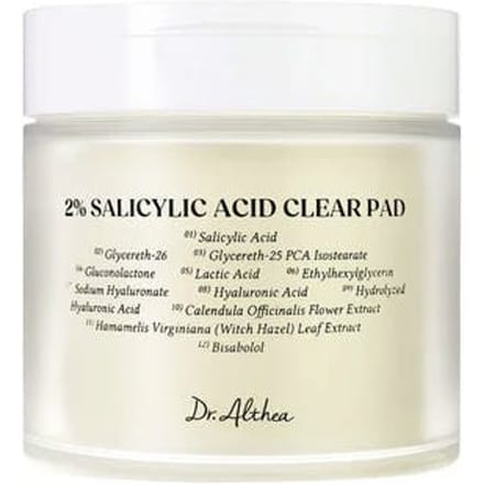 Dr. Althea Clear Pads with 2% Salicylic Acid 170 g