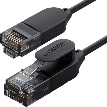 Ugreen - kabel - Internet netwerkkabel Ethernet patchkabel RJ45 Cat 6A UTP 1000Mbps - 2 - m - zwart - (70334)