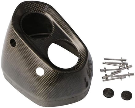 Akrapovic Carbon V-ec148 Uitlaat Eindkap Zwart