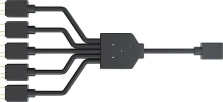 Cooler Master Addressable RGB - ARGB Splitterkabel - 1 naar 5 - 3-Pin - 5V RGB