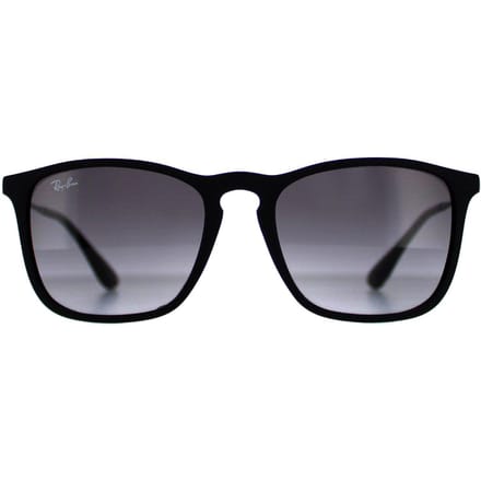 Lunettes de soleil Ray Ban Rb4171 Erika 865 13 pour femme Rubber Havana/54 gray