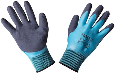 Latex werkhandschoenen - dubbele coating - Maat 10