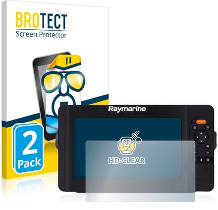 BROTECT - Screenprotector voor Raymarine Element 7 HV - Folie Beschermfolie transparant 2 Stuks