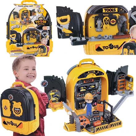 Workshop met gereedschap, 3-in-1 voor kinderen 3+ MEGA CREATIVE