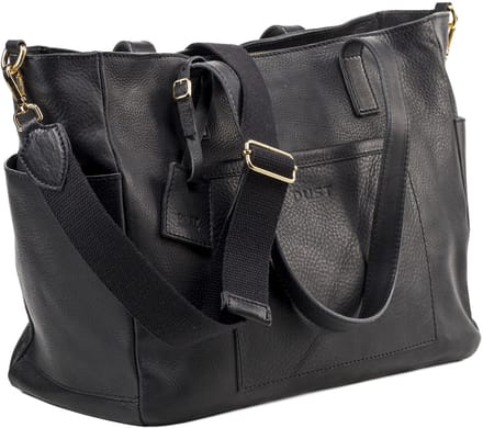 Leather Tote Black Fifth Avenue Collection