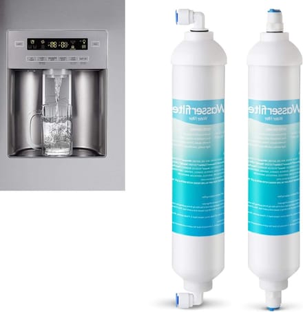 2 stukken waterfilterpatroon voor externe koelkast