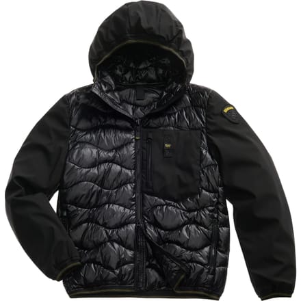Padded Hooded Jacket - Black