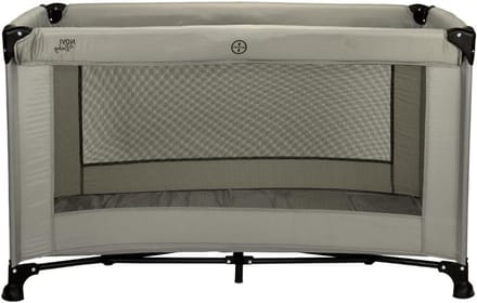 Babybed - Kinderledikant - Veilig slapen - Stevig frame - 60x120 cm - Zandkleur