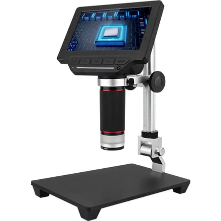 5-inch LCD Scherm Video Microscoop met 32GB TF Kaart 1000X Microscoop en Telescoop 1080P met IR Type 2 zwart