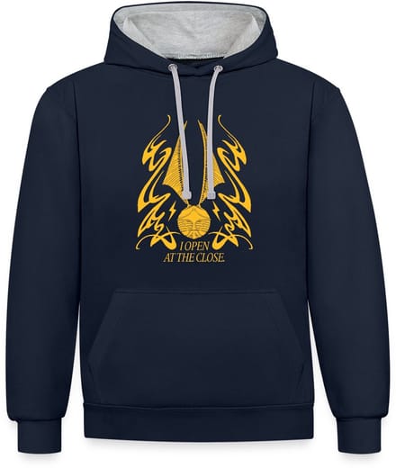 Harry Potter Gouden Snaai I Open At The Close Contrast Hoodie
