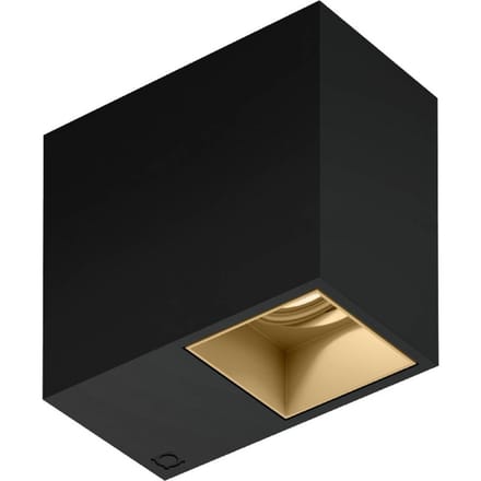 Wever & Ducré Lighting WEVER & DUCRÉ LED downlight Plano 1.0 zwart/beige 927 dimbaar