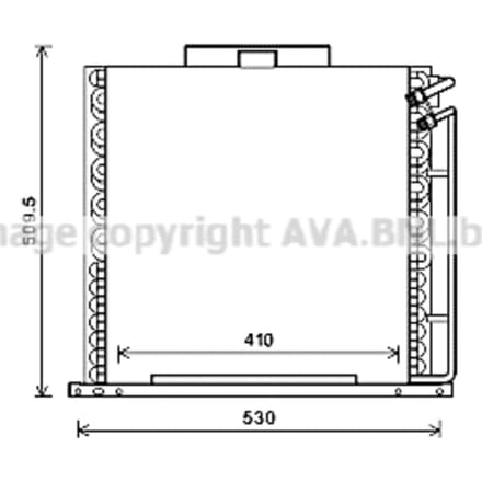 Condensator, airconditioning HIGHWAY AUTOMOTIVE JD5051