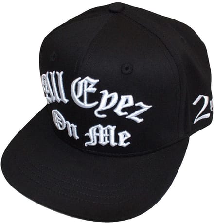 Tupac - All Eyez On Me Snapback Pet - Zwart