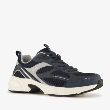 Blue Box heren dad sneakers blauw - Maat 41 - Uitneembare zool