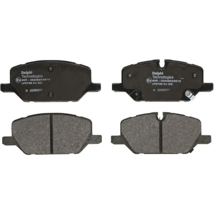 Remblokset DELPHI LP3736, voor