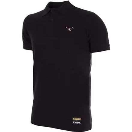 COPA - Panini Rovesciata Polo - Heren - Korte Mouw - Zwart - S