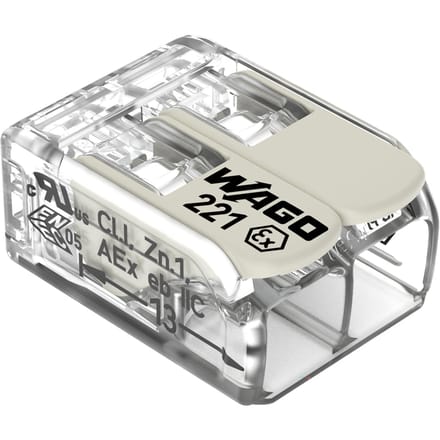 Compact Ex E 2-Dradige Aansluitconnector 6mm² - 221-682 [10 Stuks]