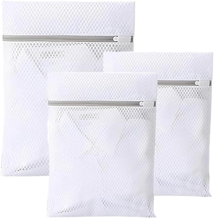 Waszakken Set - Kleding Beschermers - Kleding Wassen - Honingraatstructuur - 3 Maten - Grijs