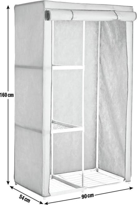 Argos Home - Covered Single Garderobekast - kledingkast - beige