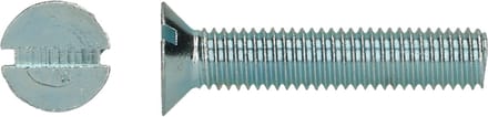 Lange schroef inbouwdoos 3x60mm | Machineschroef Zn 10 stuks