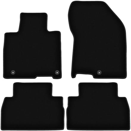 BASIC zwarte veloursmatten voor: Hyundai SantaFe IV SUV (2018-)